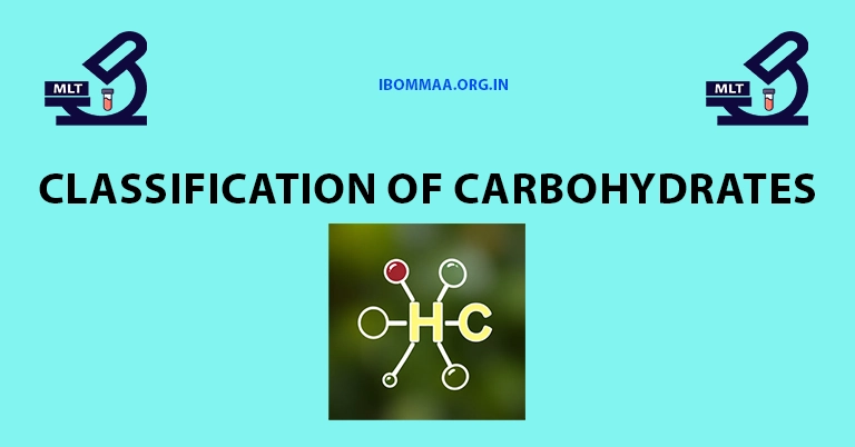classification of carbohydrates