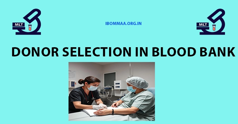 Donor selection in Blood bank